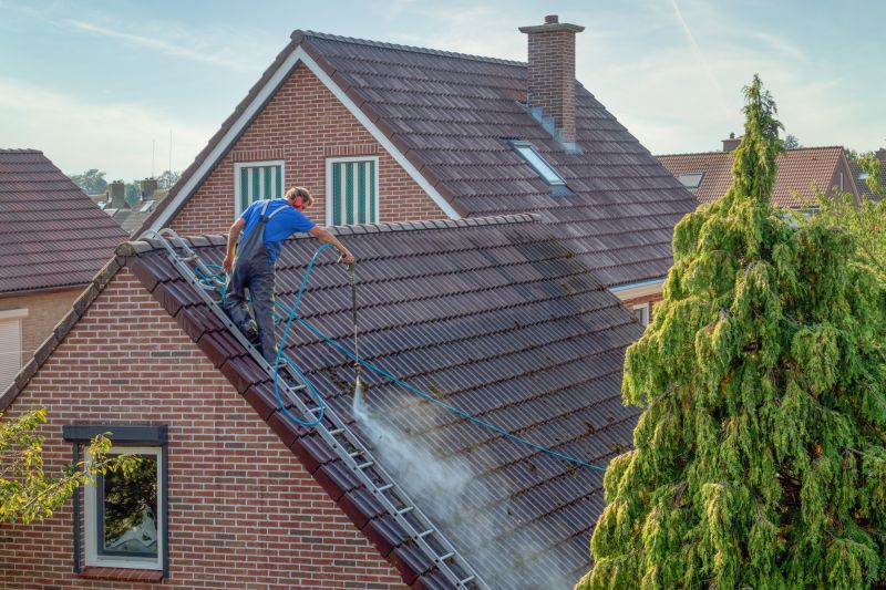 Roofing professionals at work